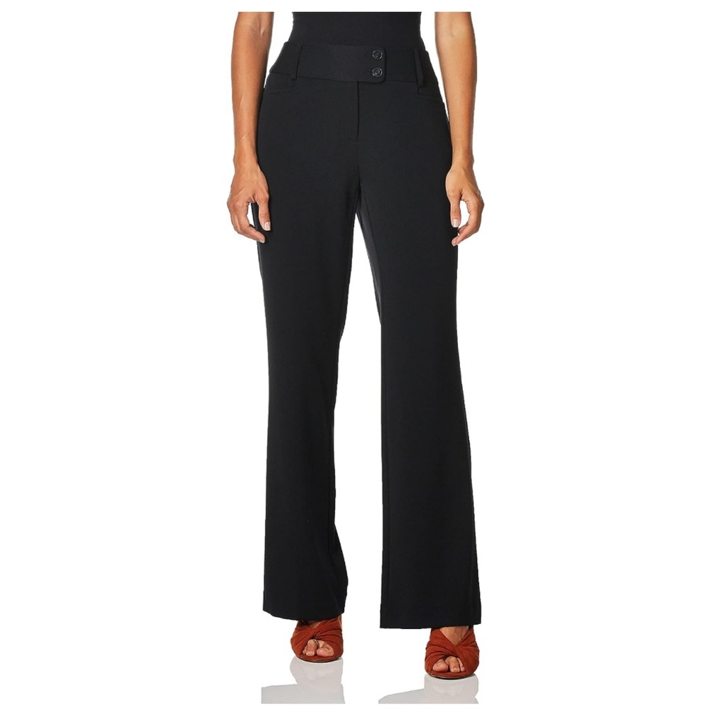 Rafaella Women's Curvy Fit Gabardine Bootcut Size 10